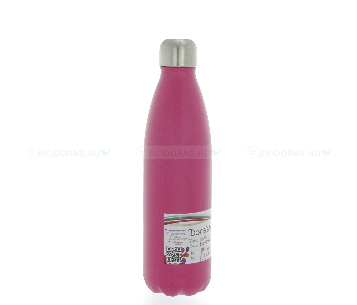 DORAS Termosz - Rozsdamentes acél - Rózsaszín - 500 ml